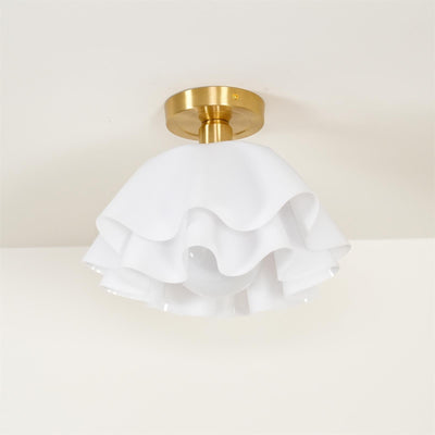 Gailon Ceiling Light – Elegant Folded Copper LED Fixture (E27, Modern Design)