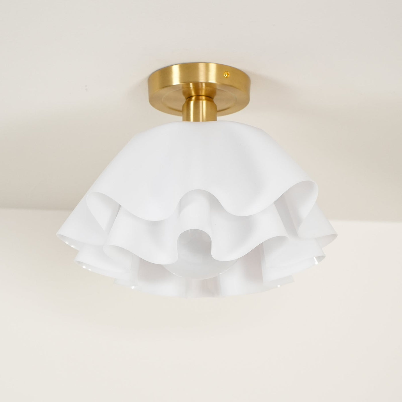 Gailon Ceiling Light – Elegant Folded Copper LED Fixture (E27, Modern Design)