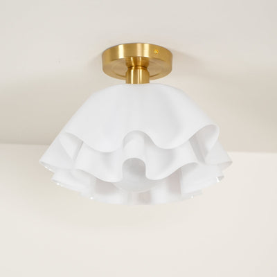 Gailon Ceiling Light – Elegant Folded Copper LED Fixture (E27, Modern Design)