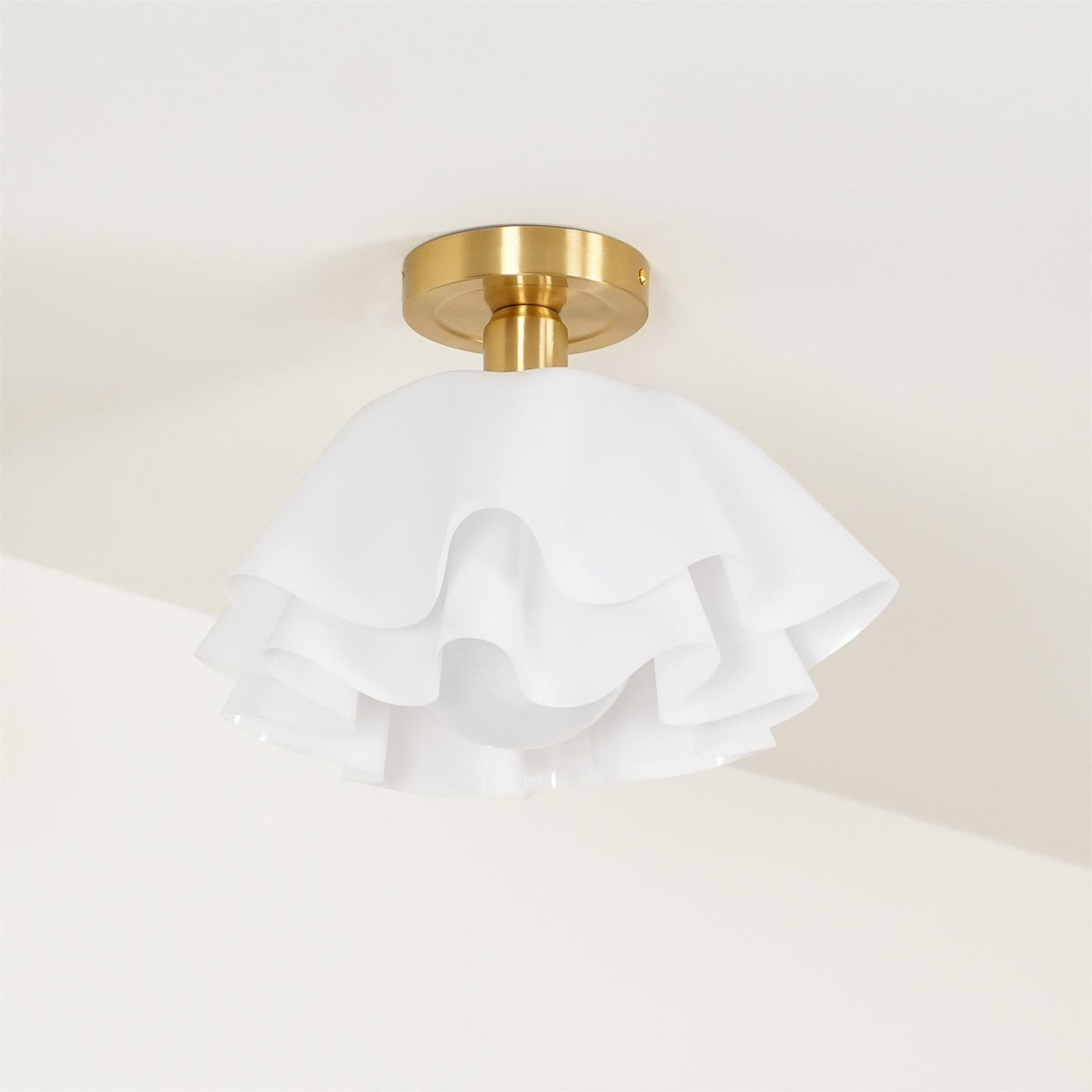 Gailon Ceiling Light – Elegant Folded Copper LED Fixture (E27, Modern Design)