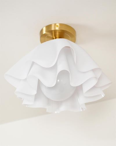 Gailon Ceiling Light – Elegant Folded Copper LED Fixture (E27, Modern Design)