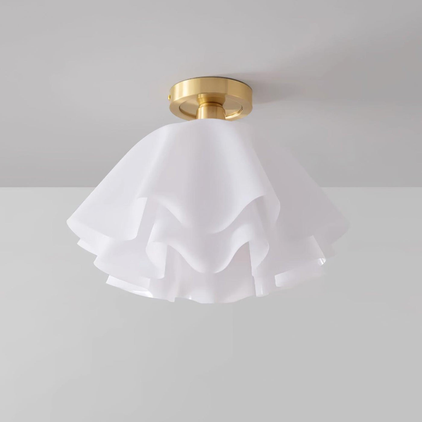 Gailon Ceiling Light – Elegant Folded Copper LED Fixture (E27, Modern Design)