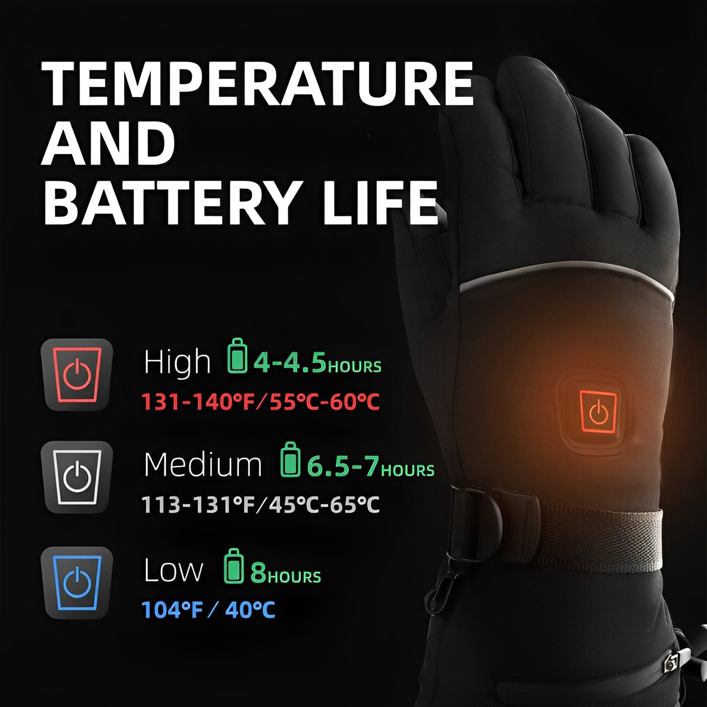 Heated Gloves – Premium Heat Technology for Always Warm Hands