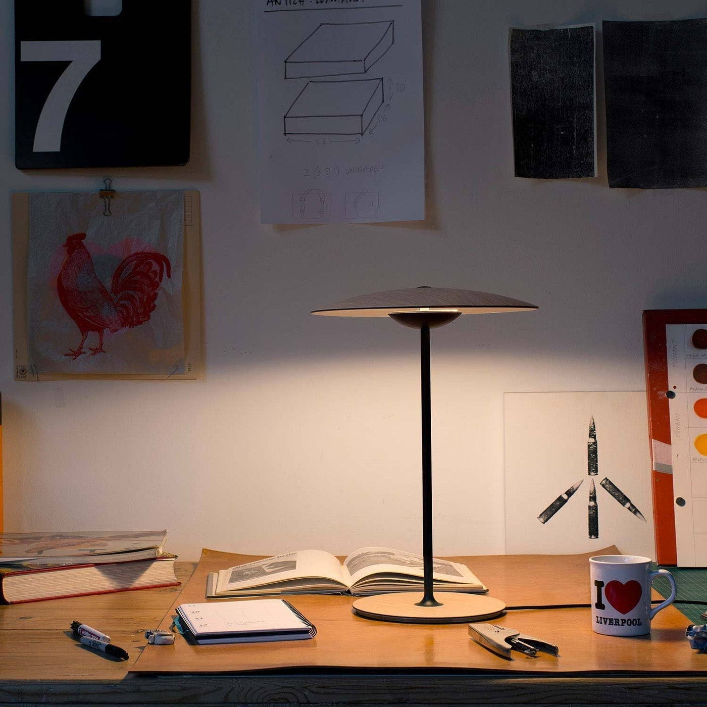 Marset Ginger Table Lamp – Modern Elegance with Ambient LED Lighting