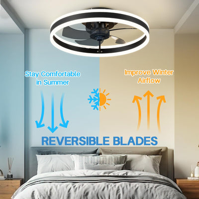 Oberlicht Smart Ceiling Fan – LED Light & Remote Control for Modern Comfort