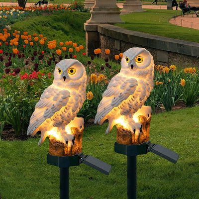Solar Owl Garden Light – Charming & Weatherproof Outdoor LED Lamp