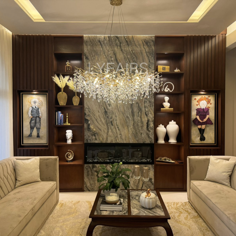 French Style Branch Crystal Chandelier – Luxury LED Pendant Light (G9, Adjustable Height)