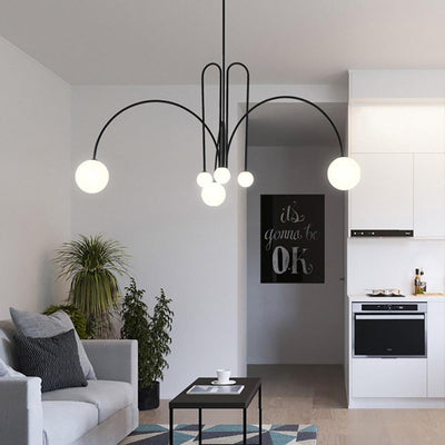 Gran Finale Pendant Light – Luxury Glass & Metal Statement Chandelier (G9, Various Sizes)