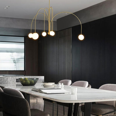 Gran Finale Pendant Light – Luxury Glass & Metal Statement Chandelier (G9, Various Sizes)