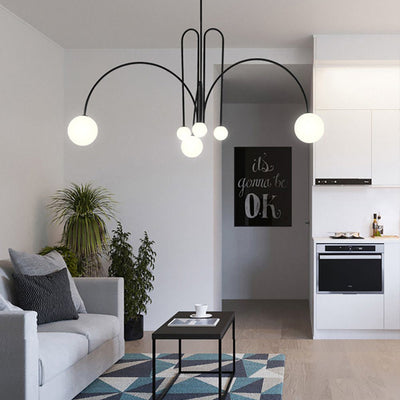 Gran Finale Pendant Light – Luxury Glass & Metal Statement Chandelier (G9, Various Sizes)