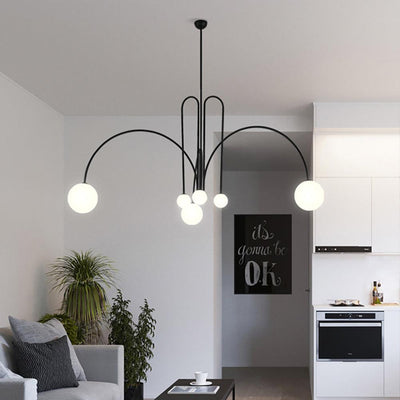 Gran Finale Pendant Light – Luxury Glass & Metal Statement Chandelier (G9, Various Sizes)
