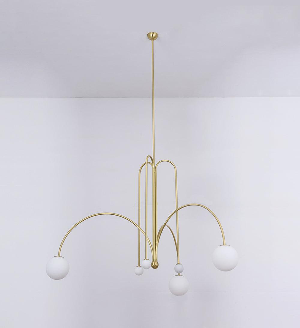 Gran Finale Pendant Light – Luxury Glass & Metal Statement Chandelier (G9, Various Sizes)