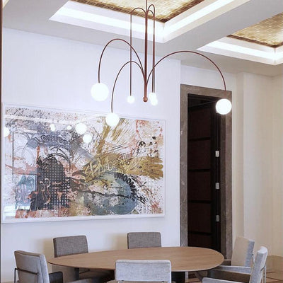 Gran Finale Pendant Light – Luxury Glass & Metal Statement Chandelier (G9, Various Sizes)