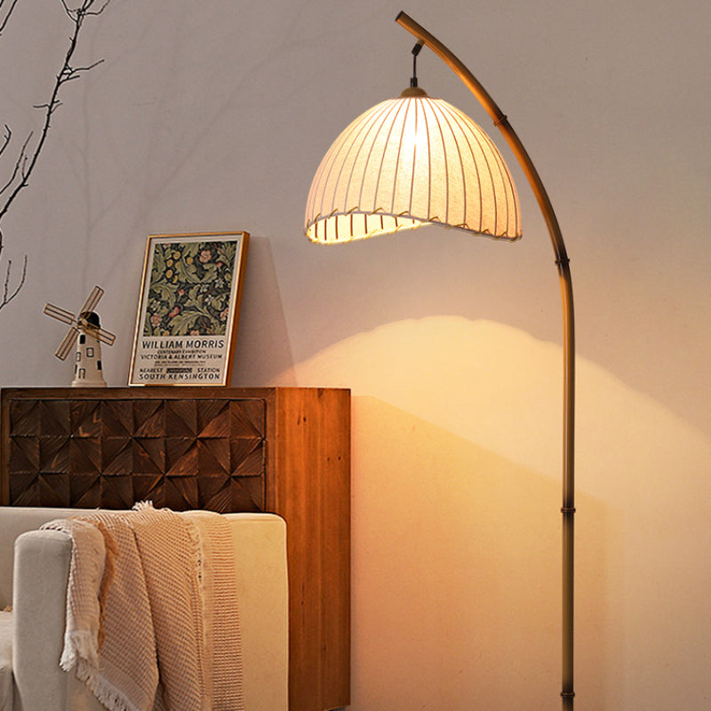 Japanese Bamboo Floor Lamp – Minimalist Zen-Inspired Lighting for a Tranquil Atmosphere