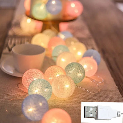Globo LED Cotton Thread Lanterns – Add a Festive Touch to Your Events