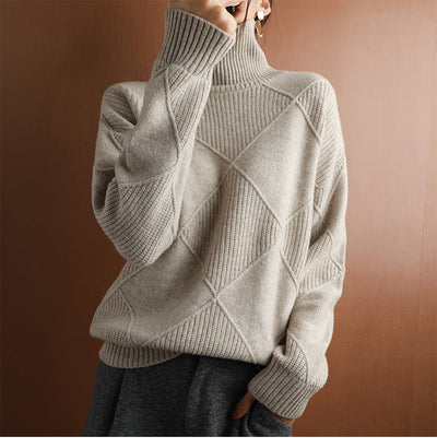 Luxury Cashmere Turtleneck Sweater – Timeless Elegance & Ultimate Comfort