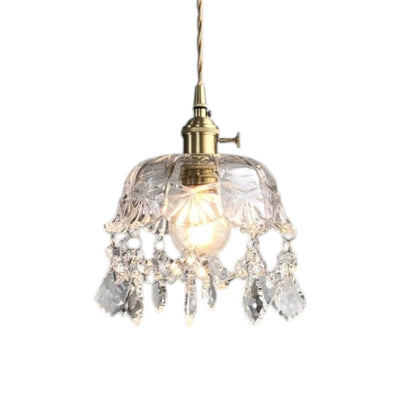 Raysis Crystal Glass Pendant Light – Elegant Transparency & Timeless Design