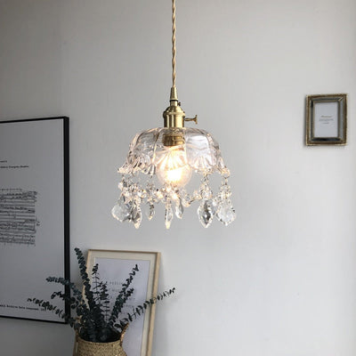 Raysis Crystal Glass Pendant Light – Elegant Transparency & Timeless Design