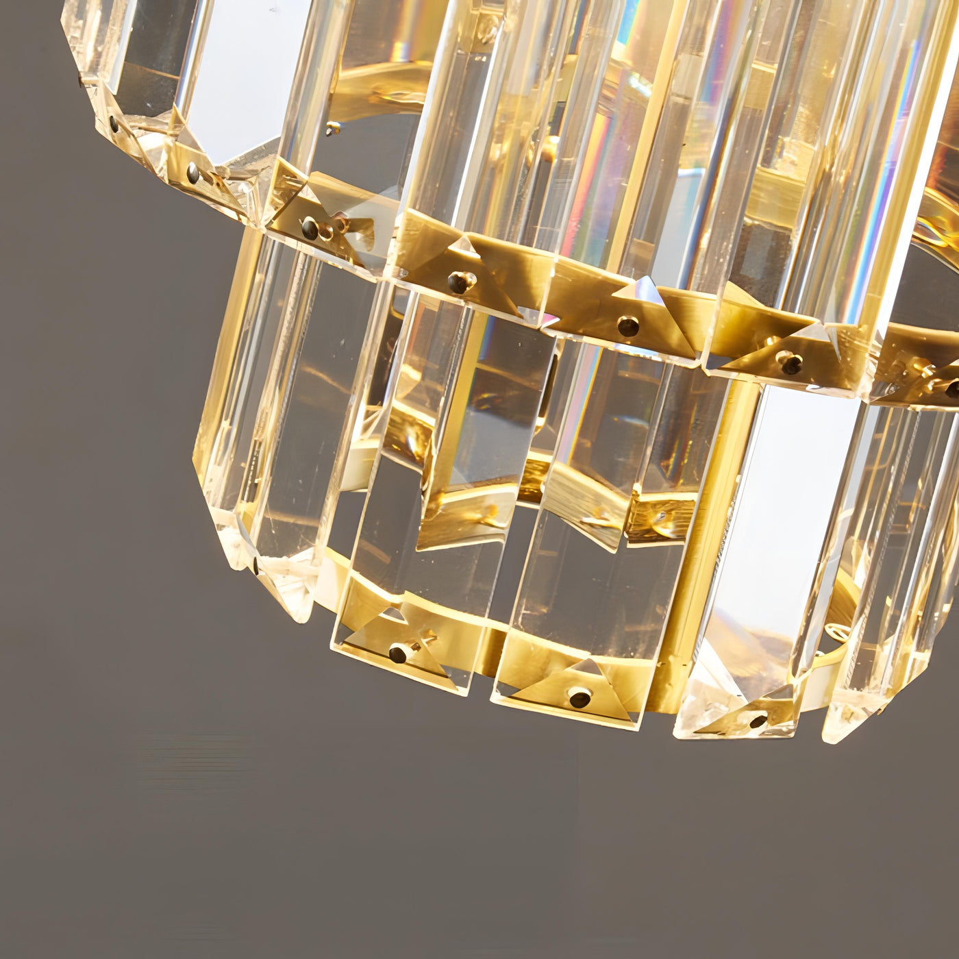 Fernando Glass Crystal Ceiling Light – Elegant Hanging Pendant with E27 Socket