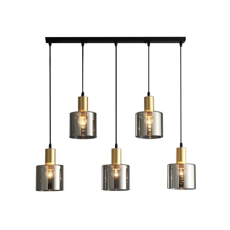 Modern Dining Table Pendant Light – Sleek LED Ceiling Lamp with Adjustable Rings