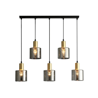 Modern Dining Table Pendant Light – Sleek LED Ceiling Lamp with Adjustable Rings