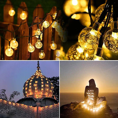 Solarite Outdoor Solar String Lights – Waterproof LED Garden Illumination