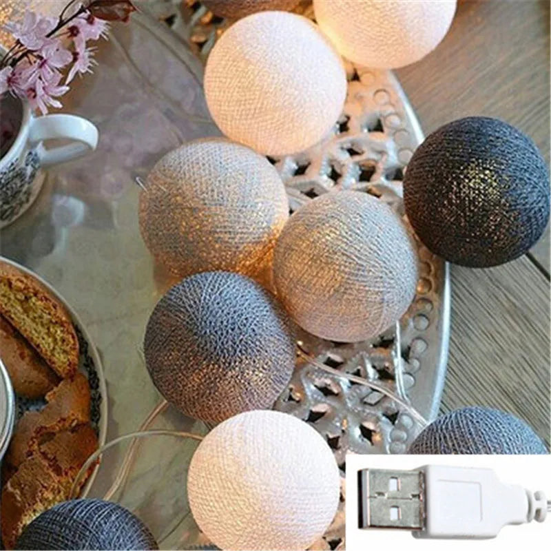 Globo LED Cotton Thread Lanterns – Add a Festive Touch to Your Events