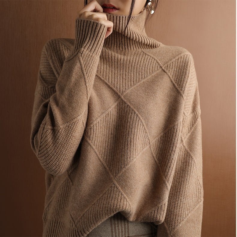 Luxury Cashmere Turtleneck Sweater – Timeless Elegance & Ultimate Comfort