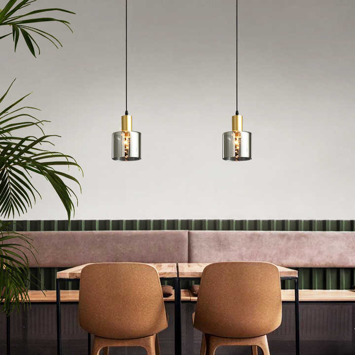 Modern Dining Table Pendant Light – Sleek LED Ceiling Lamp with Adjustable Rings