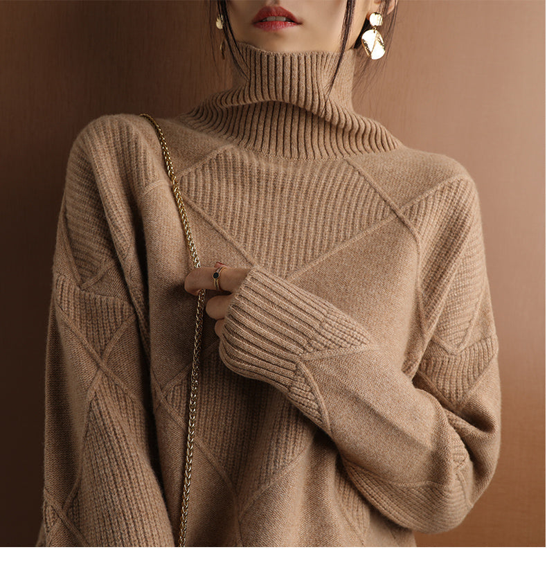 Luxury Cashmere Turtleneck Sweater – Timeless Elegance & Ultimate Comfort