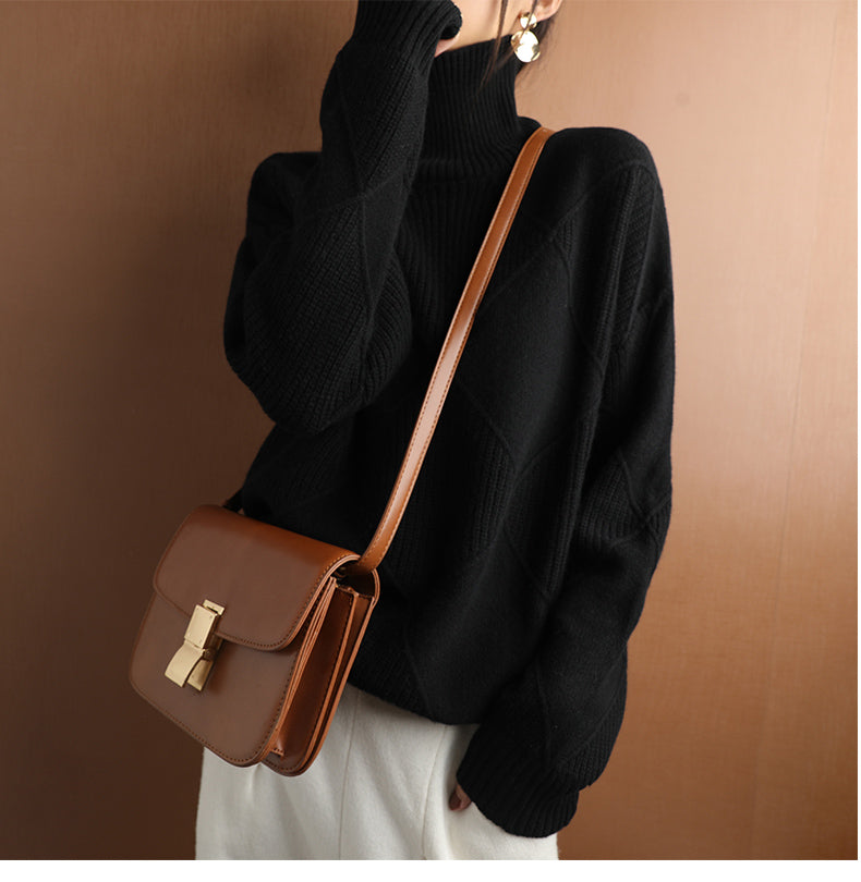Luxury Cashmere Turtleneck Sweater – Timeless Elegance & Ultimate Comfort