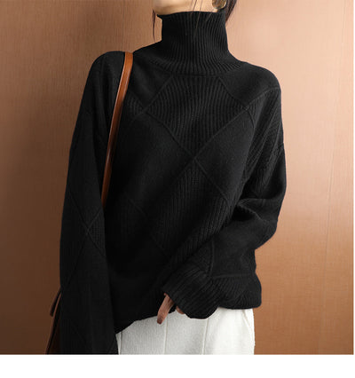 Luxury Cashmere Turtleneck Sweater – Timeless Elegance & Ultimate Comfort