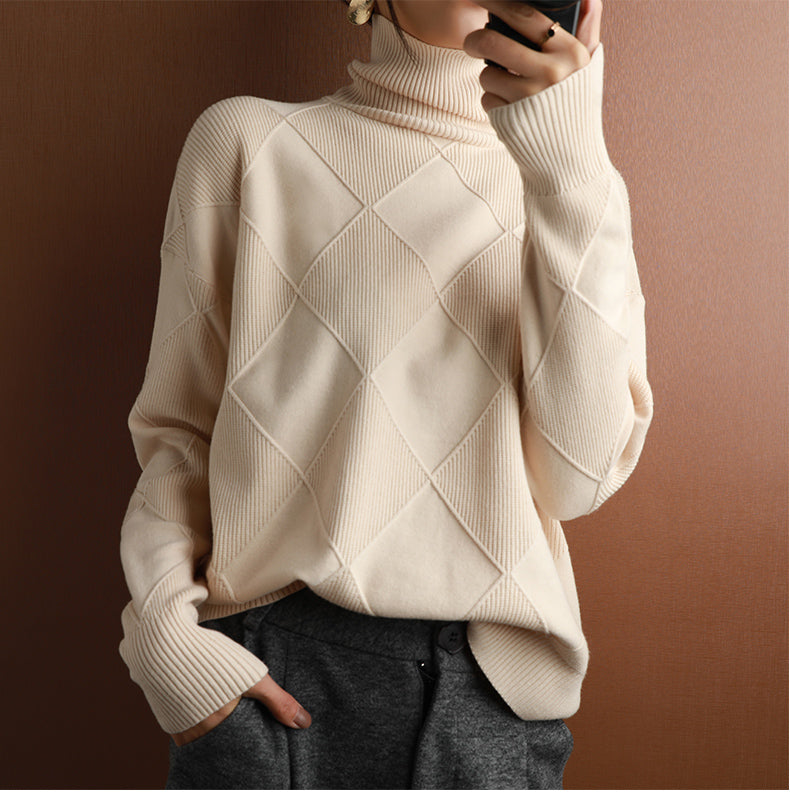 Luxury Cashmere Turtleneck Sweater – Timeless Elegance & Ultimate Comfort