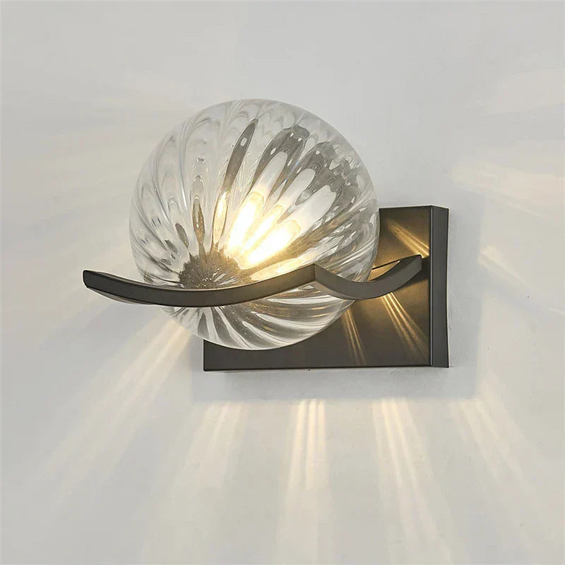 Modern Glass LED Wall Light – Sleek & Elegant Accent Lighting