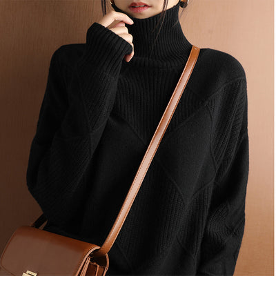 Luxury Cashmere Turtleneck Sweater – Timeless Elegance & Ultimate Comfort