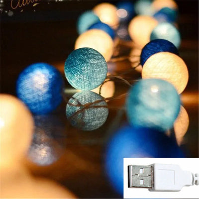 Globo LED Cotton Thread Lanterns – Add a Festive Touch to Your Events