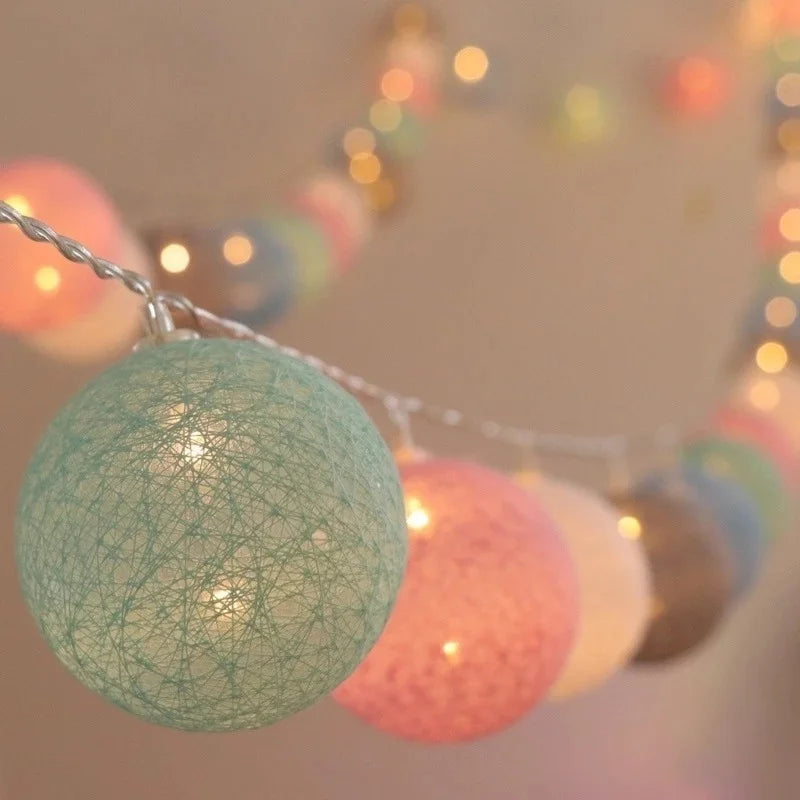 Globo LED Cotton Thread Lanterns – Add a Festive Touch to Your Events