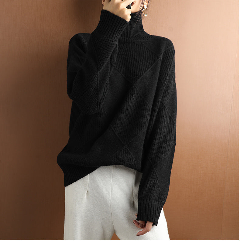 Luxury Cashmere Turtleneck Sweater – Timeless Elegance & Ultimate Comfort