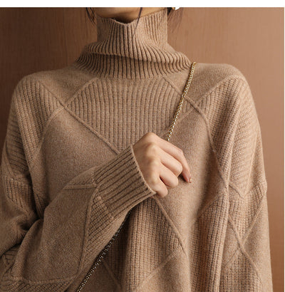 Luxury Cashmere Turtleneck Sweater – Timeless Elegance & Ultimate Comfort