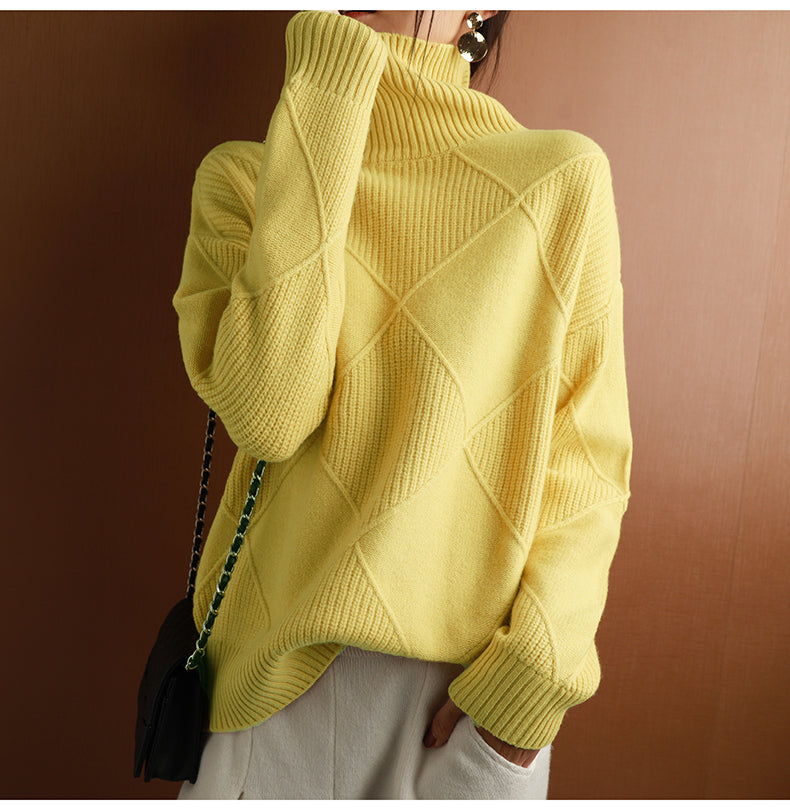 Luxury Cashmere Turtleneck Sweater – Timeless Elegance & Ultimate Comfort