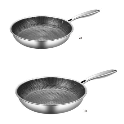 CuisinePro – Stainless Steel Non-Stick Frying Pan for Effortless & Professional Cooking