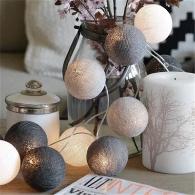 Globo LED Cotton Thread Lanterns – Add a Festive Touch to Your Events