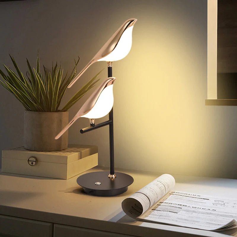 BirdLamp™ LED Desk Light – A Statement of Elegance & Functionality
