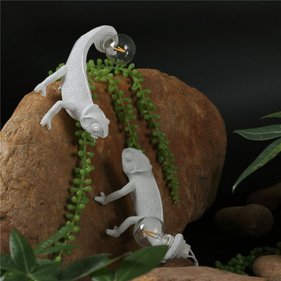 Modern Resin Lizard Table Lamp – Unique Nature-Inspired Accent Light