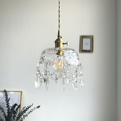Raysis Crystal Glass Pendant Light – Elegant Transparency & Timeless Design