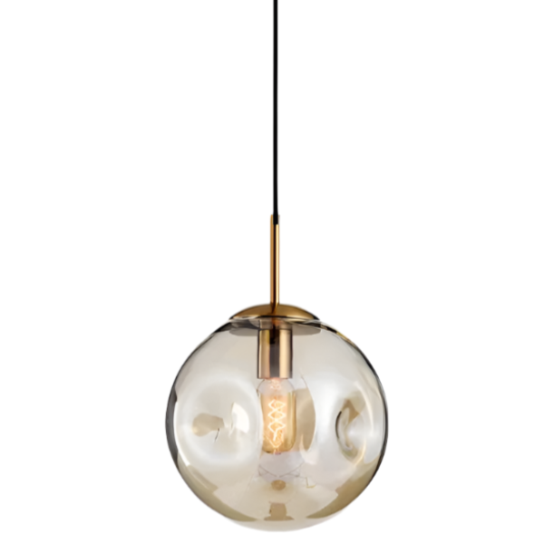 Modern Gold Glass Pendant Light – A Statement of Elegance