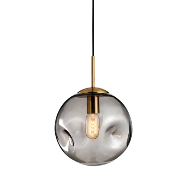 Modern Gold Glass Pendant Light – A Statement of Elegance