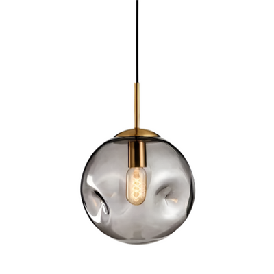 Modern Gold Glass Pendant Light – A Statement of Elegance