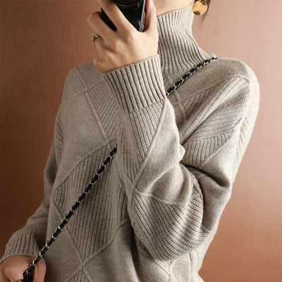 Luxury Cashmere Turtleneck Sweater – Timeless Elegance & Ultimate Comfort