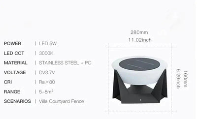 High-Efficiency Solar LED Light – Weatherproof Outdoor Illumination